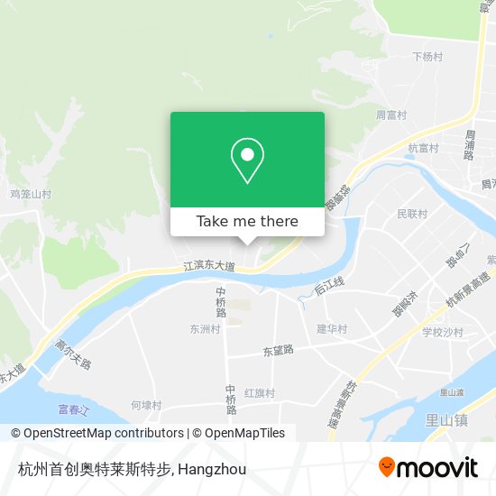 杭州首创奥特莱斯特步 map