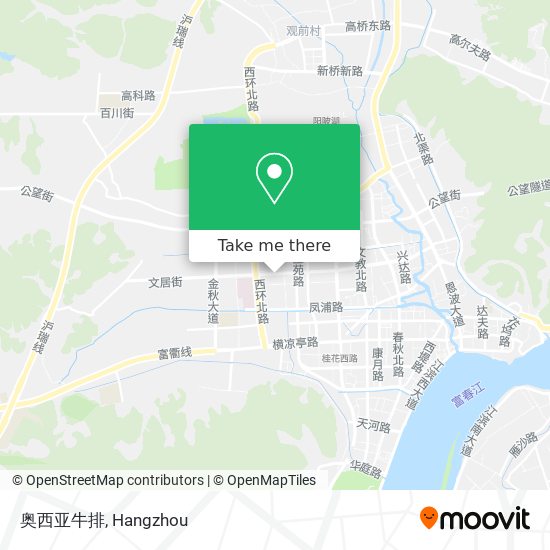 奥西亚牛排 map