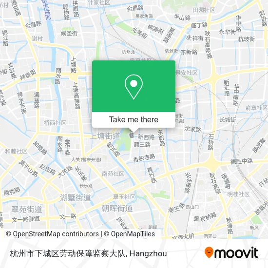 杭州市下城区劳动保障监察大队 map
