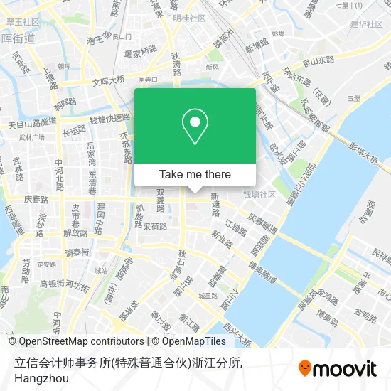 立信会计师事务所(特殊普通合伙)浙江分所 map