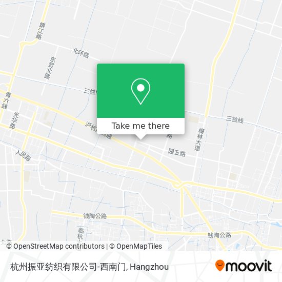 杭州振亚纺织有限公司-西南门 map