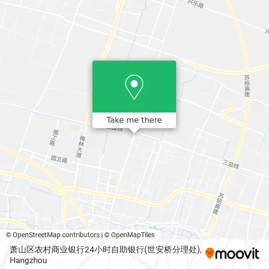 萧山区农村商业银行24小时自助银行(世安桥分理处) map