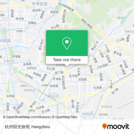 杭州阳光旅馆 map