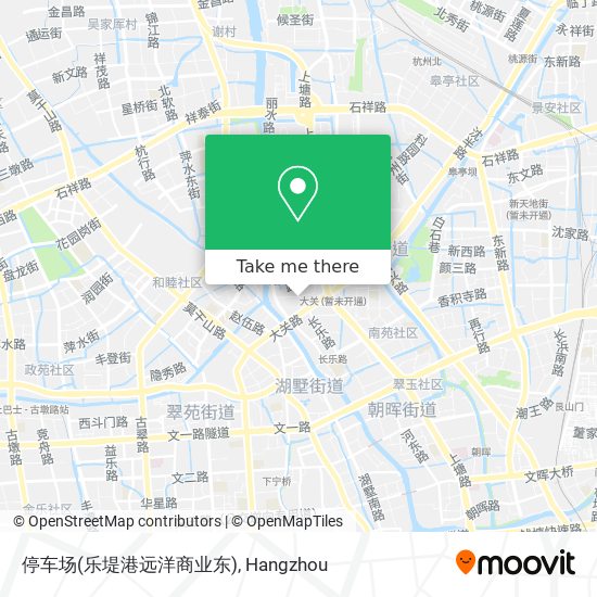 停车场(乐堤港远洋商业东) map