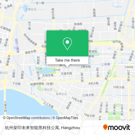 杭州柴印未来智能黑科技公寓 map