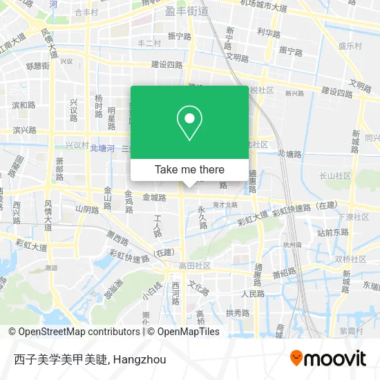 西子美学美甲美睫 map