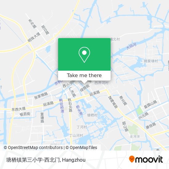 塘栖镇第三小学-西北门 map