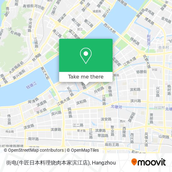 街电(牛匠日本料理烧肉本家滨江店) map