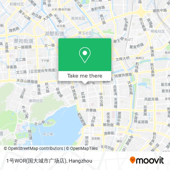 1号WOR(国大城市广场店) map