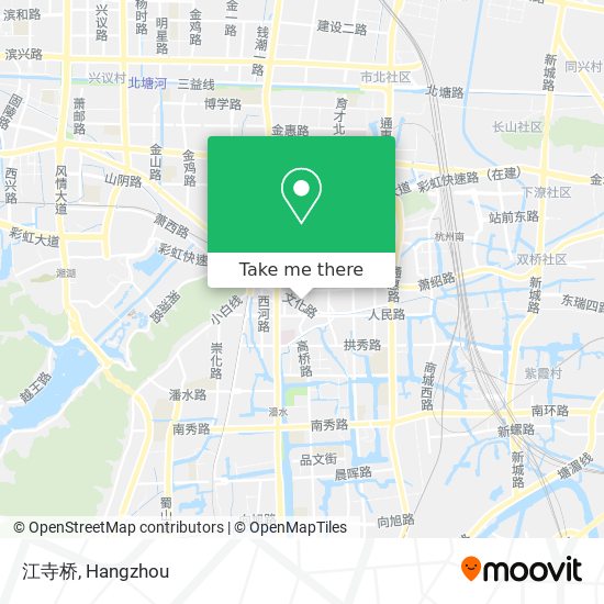 江寺桥 map