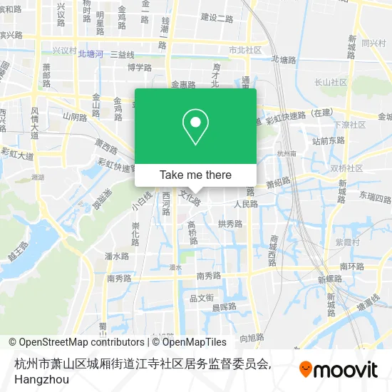 杭州市萧山区城厢街道江寺社区居务监督委员会 map