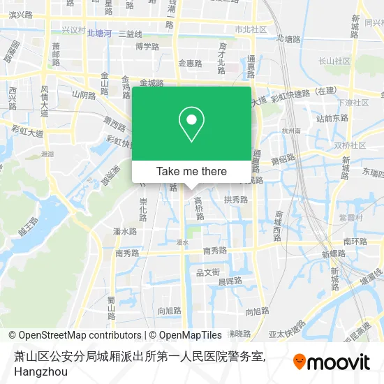 萧山区公安分局城厢派出所第一人民医院警务室 map