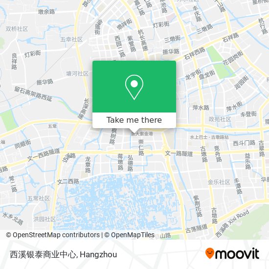 西溪银泰商业中心 map
