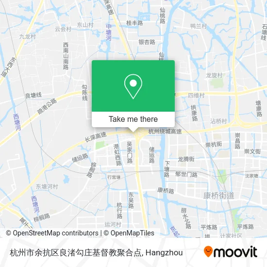杭州市余抗区良渚勾庄基督教聚合点 map