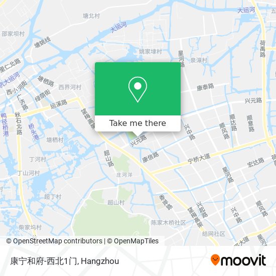 康宁和府-西北1门 map