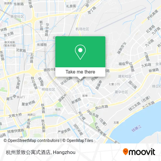 杭州景致公寓式酒店 map