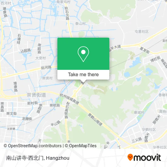 南山讲寺-西北门 map