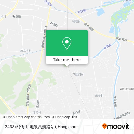 2438路(仇山-地铁禹航路站) map