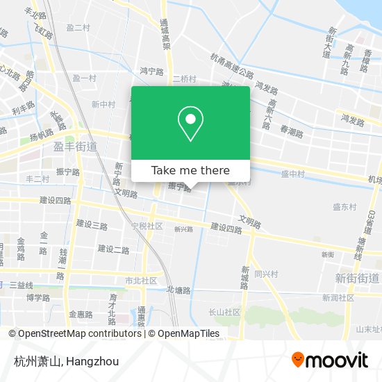 杭州萧山 map