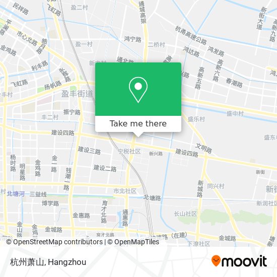 杭州萧山 map