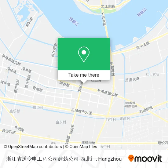 浙江省送变电工程公司建筑公司-西北门 map