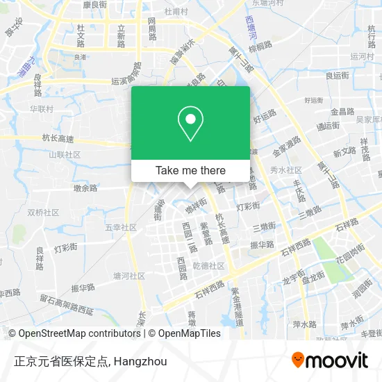 正京元省医保定点 map