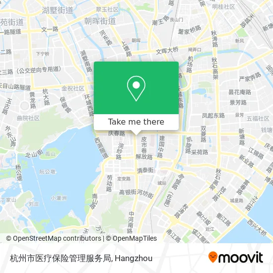 杭州市医疗保险管理服务局 map