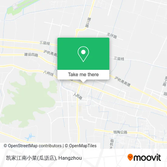 凯家江南小菜(瓜沥店) map