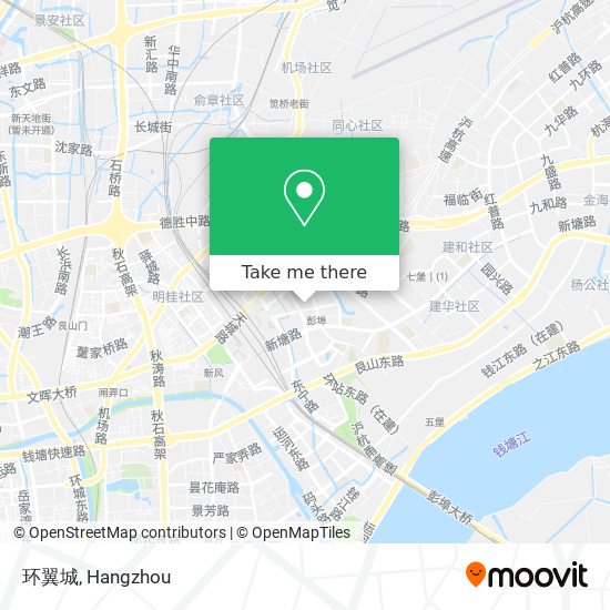 环翼城 map