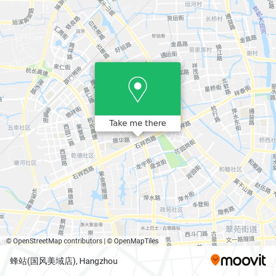 蜂站(国风美域店) map