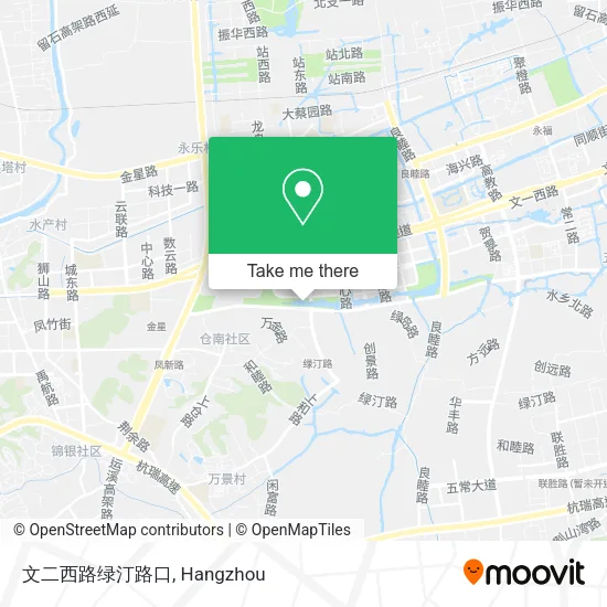 文二西路绿汀路口 map