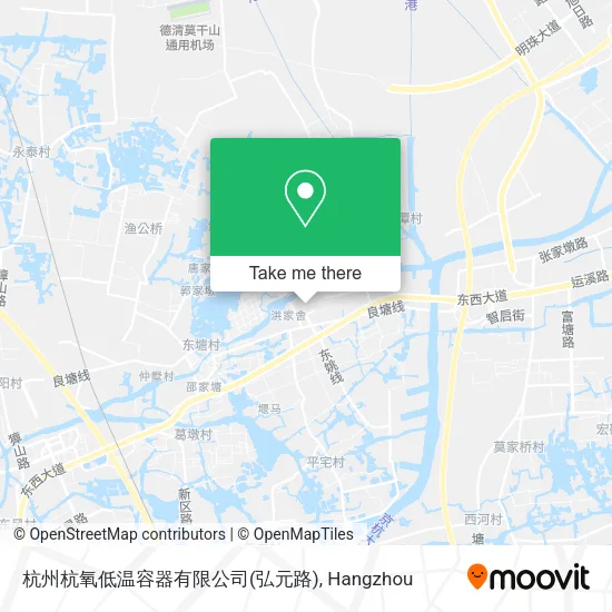 杭州杭氧低温容器有限公司(弘元路) map