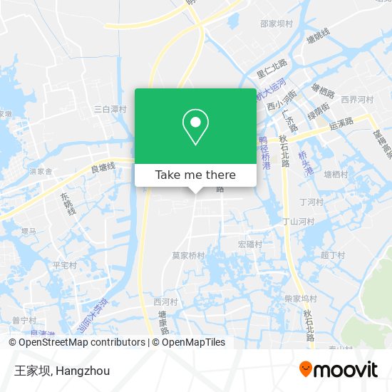 王家坝 map