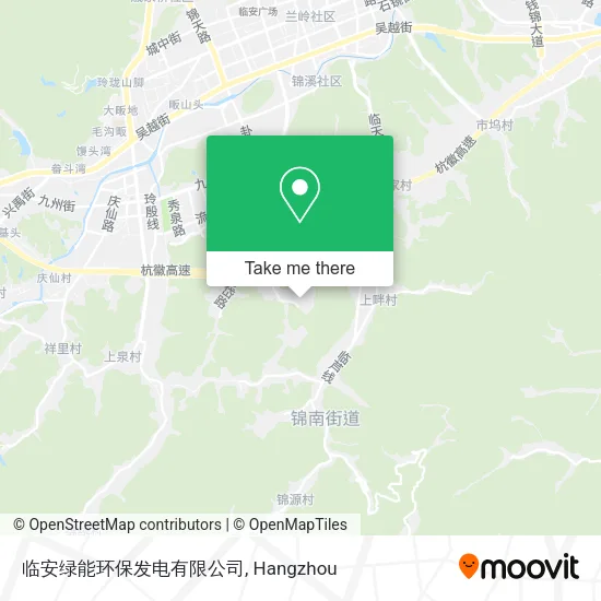临安绿能环保发电有限公司 map