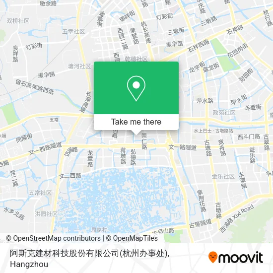 阿斯克建材科技股份有限公司(杭州办事处) map