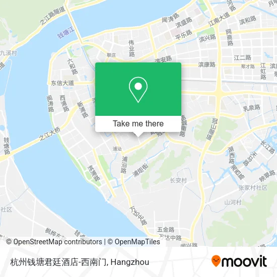 杭州钱塘君廷酒店-西南门 map