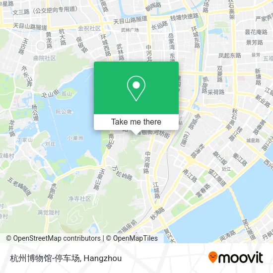杭州博物馆-停车场 map