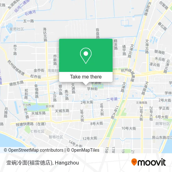 壹碗冷面(福雷德店) map