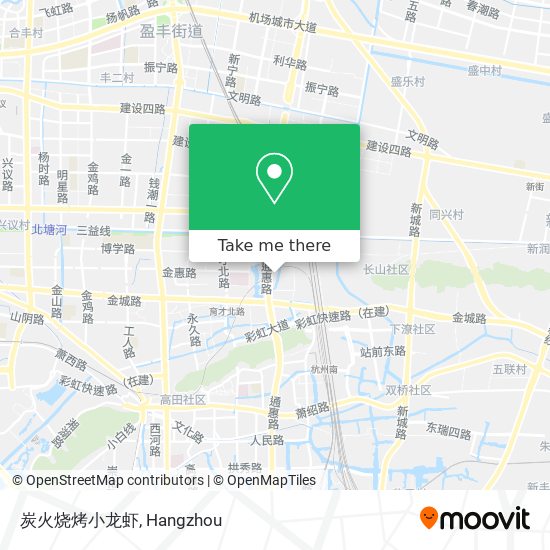 炭火烧烤小龙虾 map