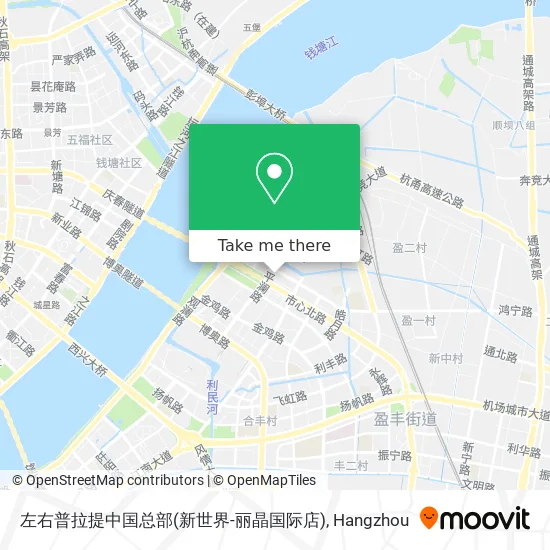 左右普拉提中国总部(新世界-丽晶国际店) map