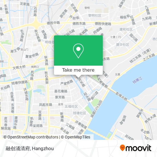 融创涌清府 map