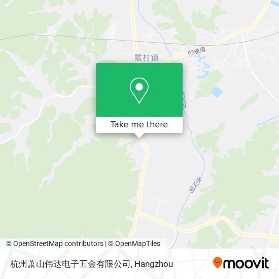 杭州萧山伟达电子五金有限公司 map