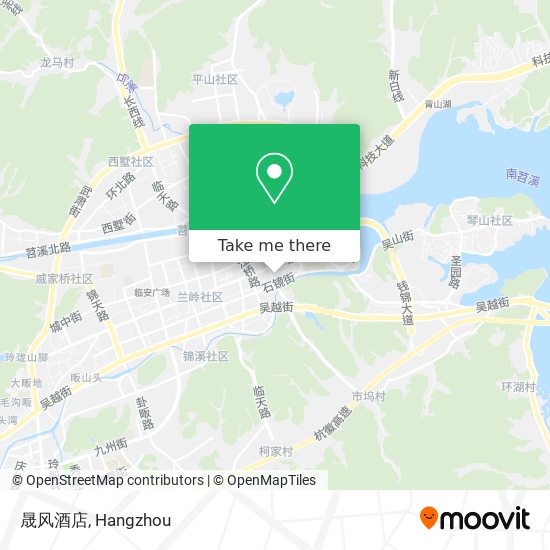 晟风酒店 map