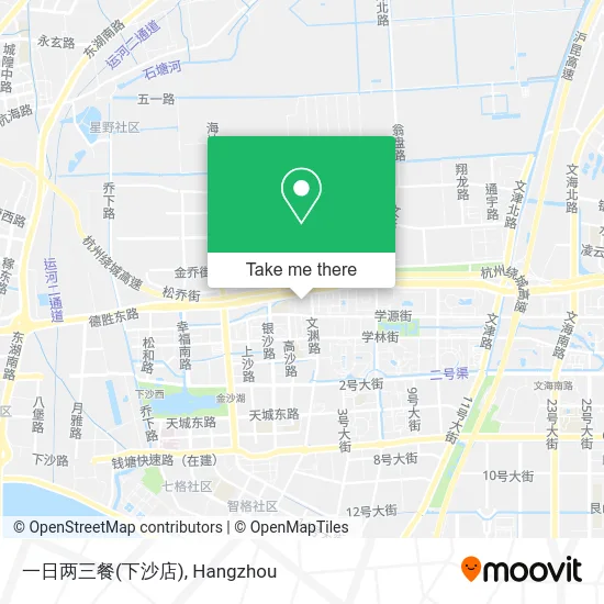 一日两三餐(下沙店) map
