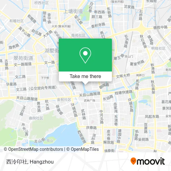 西泠印社 map