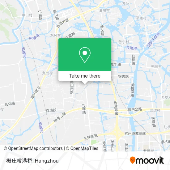 栅庄桥港桥 map