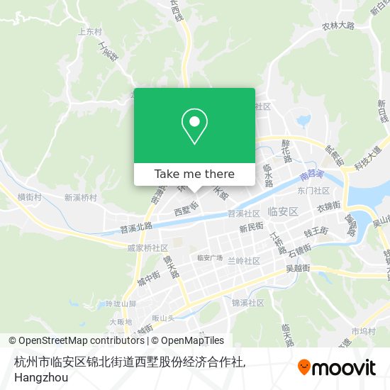 杭州市临安区锦北街道西墅股份经济合作社 map