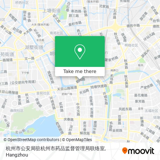 杭州市公安局驻杭州市药品监督管理局联络室 map