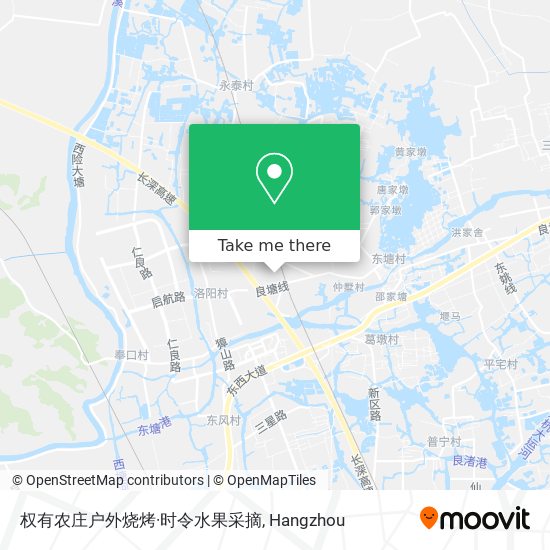 权有农庄户外烧烤·时令水果采摘 map