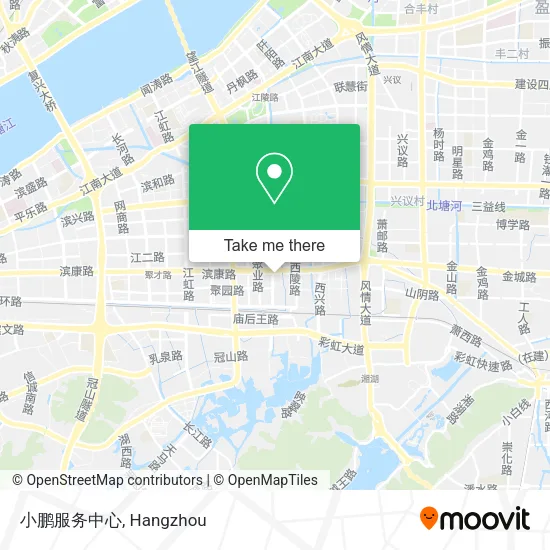 小鹏服务中心 map